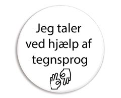 Jeg taler ved hjælp af tegnsprog