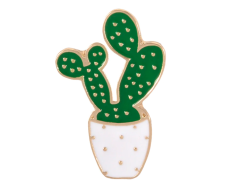 Kaktus potteplante pin 32x20mm sukkulent