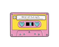 Kassettebånd - best of the 90's pin