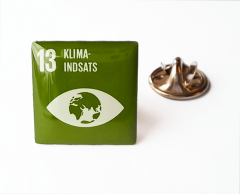 Klimaindsats printet pin SDG verdensmål nr. 13