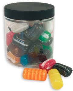 Københavner Mix bolsjer med logo, 150 g - Dansk produceret