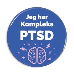 Jeg har kompleks PTSD badge