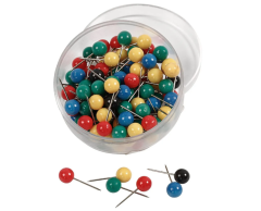 Kortnåle 100 stk, assorterede, 6x20mm