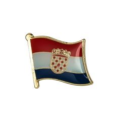 Kroatisk flag emaljepin