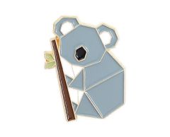 Kubistisk koala pin