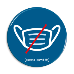 Ingen mundbind - Kun piktogram