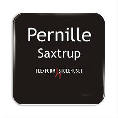 Kvadratiske navneskilte - Laveste pris!