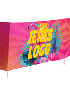 Læsejl til stranden med eget design og logo