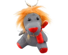 Løve refleksdyr med rødt halstørklæde, uden logo