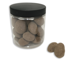 Lakridsmandler med logo tryk på dåse - Hurtig produktion