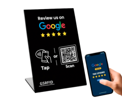 PVC L skilt med NFC chip - Large A4