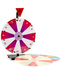 Ekstra plade til bord lykkehjul Ø30 - Mange designs