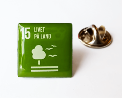 Livet på land printet pin SDG verdensmål nr. 15