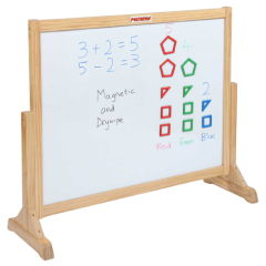 Magnetisk aktivitetstavle med whiteboard side