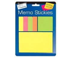 Sticky notes sæt 6 memo pads 540 stk.