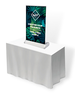 Lille rollup til bordet