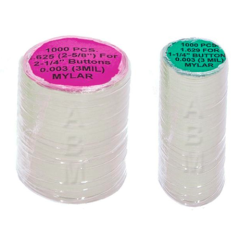 Mylar 1000stk- plastforside til badges - Til PRO og MULTI maskiner