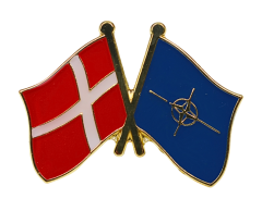 Danmark - NATO flag venskabs pin