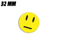 Gul neutral smiley magnet 32mm 