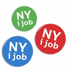 Ny i job badges i tre farver