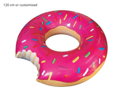 Oppustelig donut badering