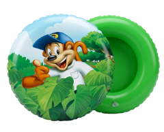 Oppustelig frisbee med custom design