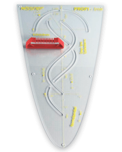 Stor parabel sinus cosinus tangens lineal 50 cm, magnetisk