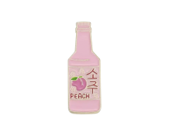Koreansk Soju pink pin