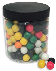 Pepito kugler med logo tryk, 150 g dåser