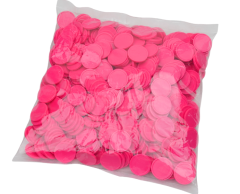 Pink plast poletter 500 styk pose
