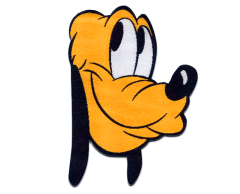 Pluto Disney strygemærke