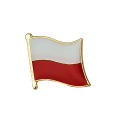 Polsk flag emaljepin