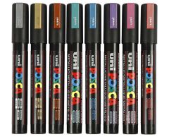 Posca Tusch metallic farver 8 styk