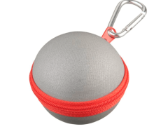 Refleks kugle nøglering med opbevaring