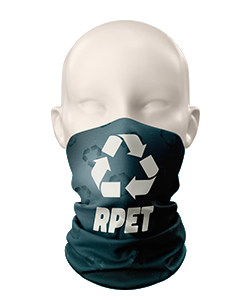 Halsedisse af genanvendt polyester med eget logo