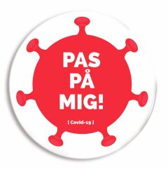 Pas på mig badge - Dansk sprog