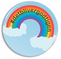 Det bliver godt igen - Regnbue badge 