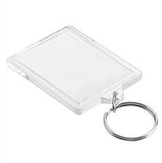 Akryl nøglering 62x36mm 