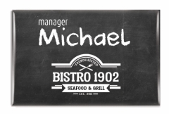 Firkantede navneskilte - Topkvalitet!