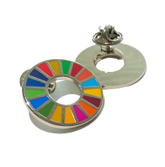 Verdensmål pin - SDG - stor pin 25mm 