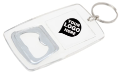 Akryl nøglering og oplukker - Udgår