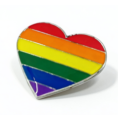 Hjerte pride pin