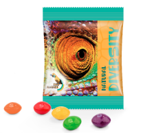 Skittles Fruits mini slikposer med tryk