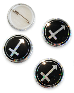 Skytten stjernetegn badge 25mm