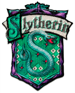 Slytherin våbenskjold strygemærke, Harry Potter