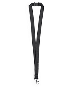 Sorte nøglesnore uden tryk 20mm - bløde