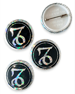 Stenbukken stjernetegn badge 25mm