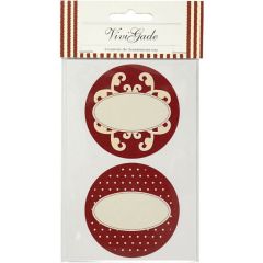 Klistermærker runde 65mm