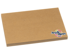 Sticky notes fremstillet af kraftpapir 105x75mm