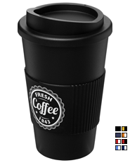 Termokrus til bilen med eget tryk - 350ml (silikone greb)